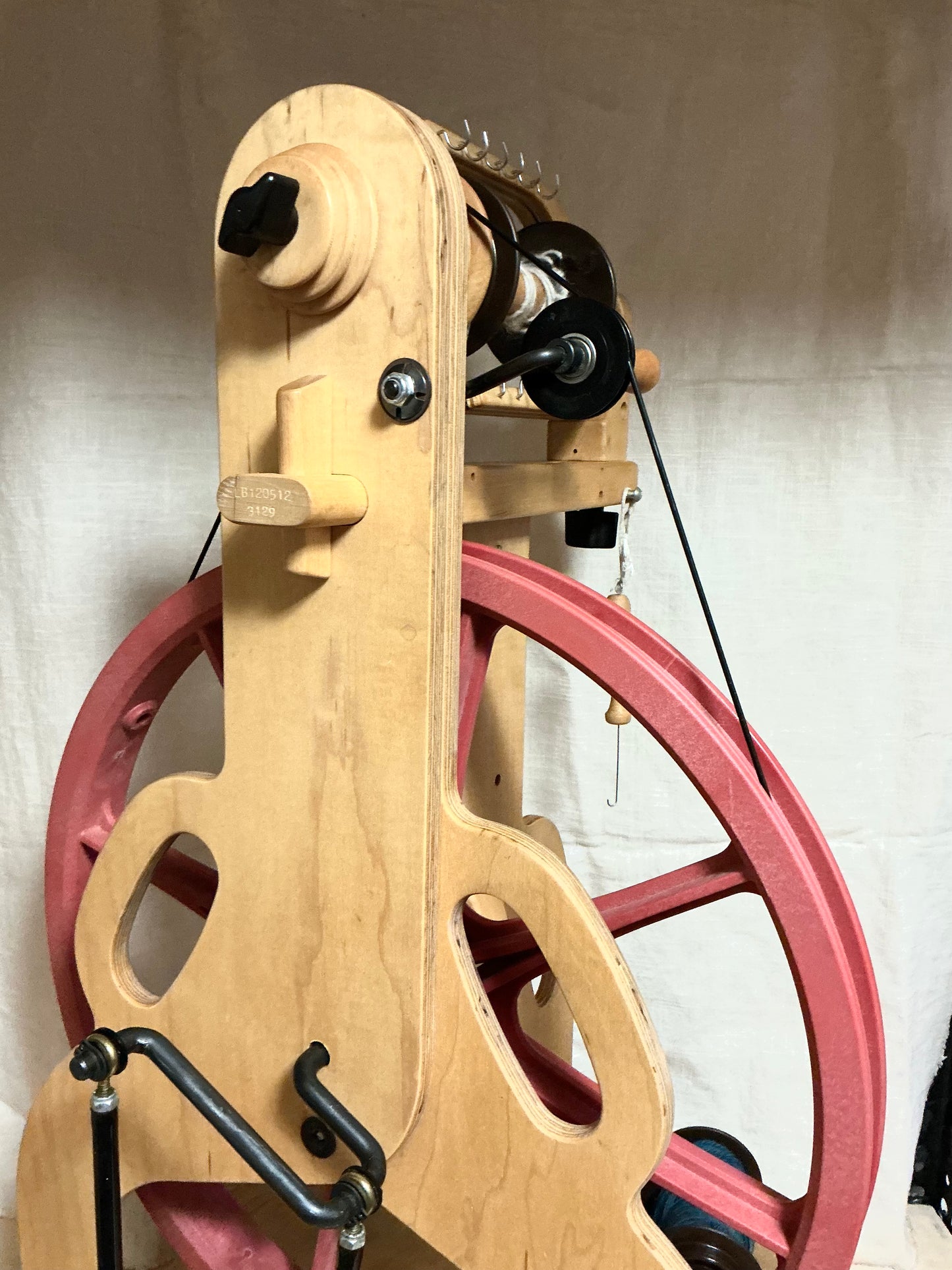 USED Ladybug Spinning Wheel