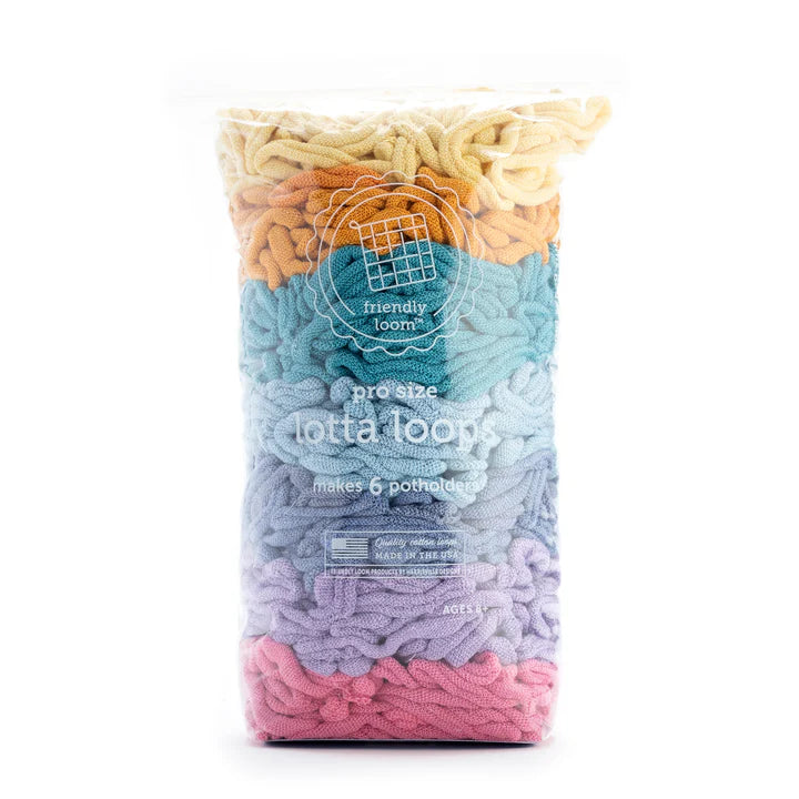 Cotton potholder loops