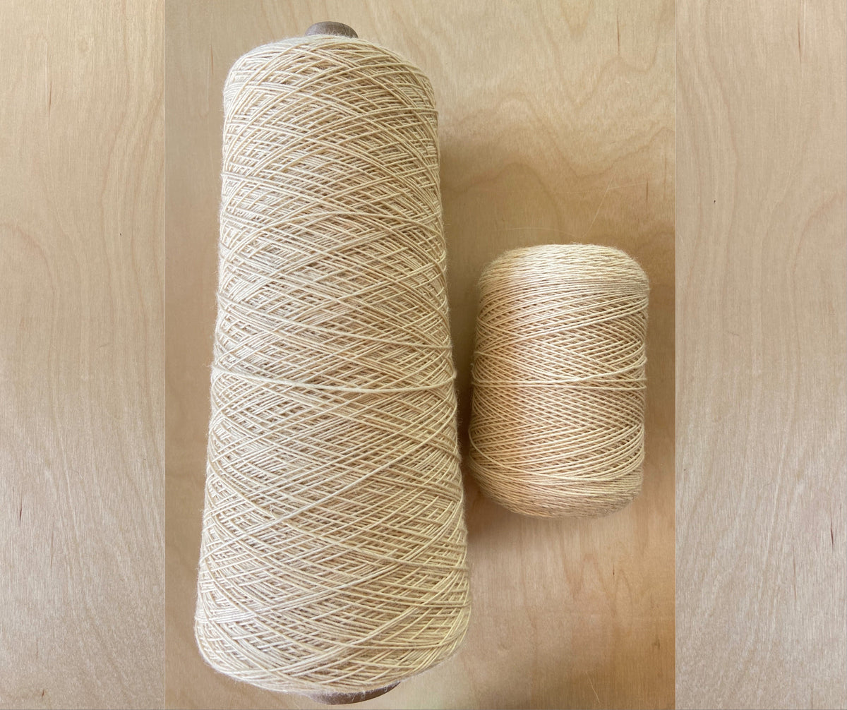 Brown Sheep Wool Warp - Natural yarn