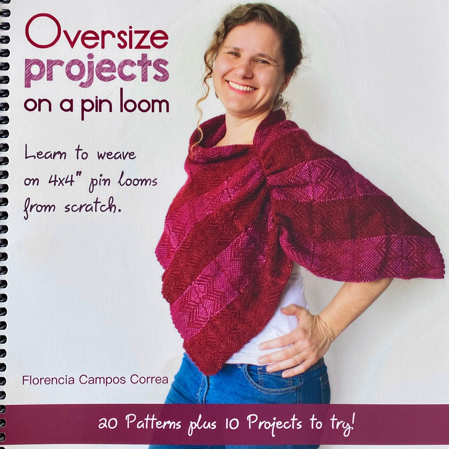 Oversize projects on a pin loom