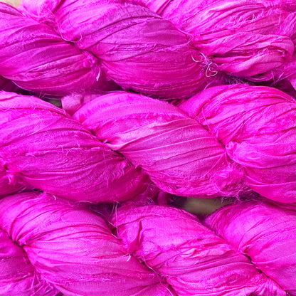 Rangeen Brights - silk sari ribbon