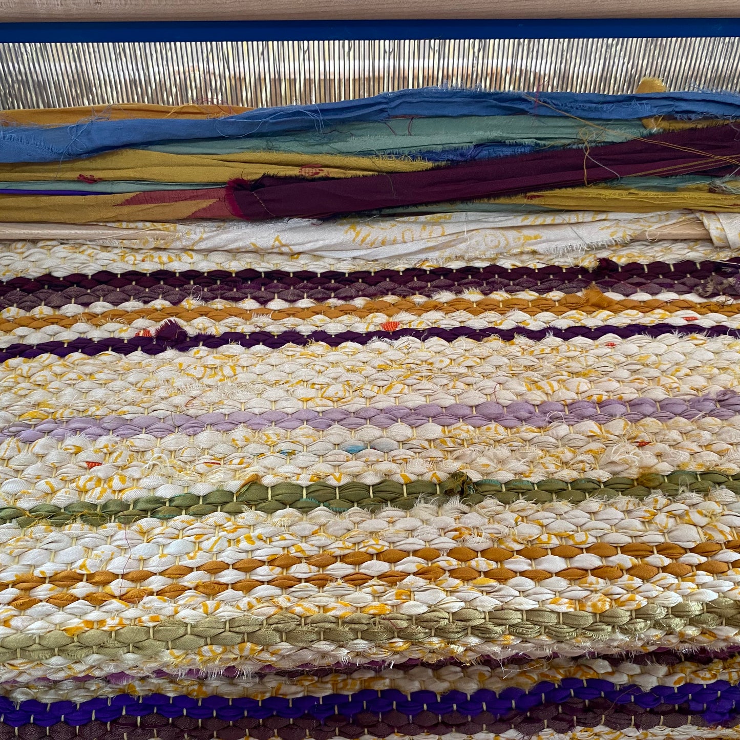 Get Warped! Full Day Rigid Heddle Weaving Workshop (Recycled Silk Placemat)