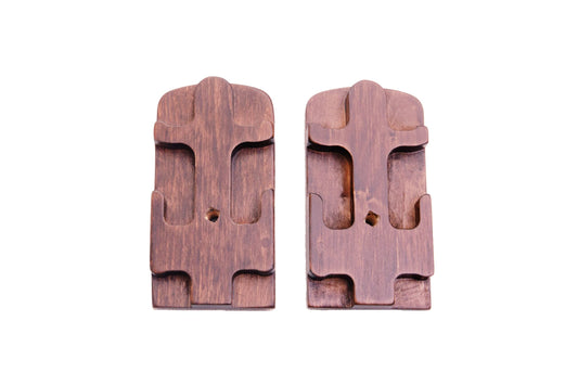 Double Heddle Block set for Harp