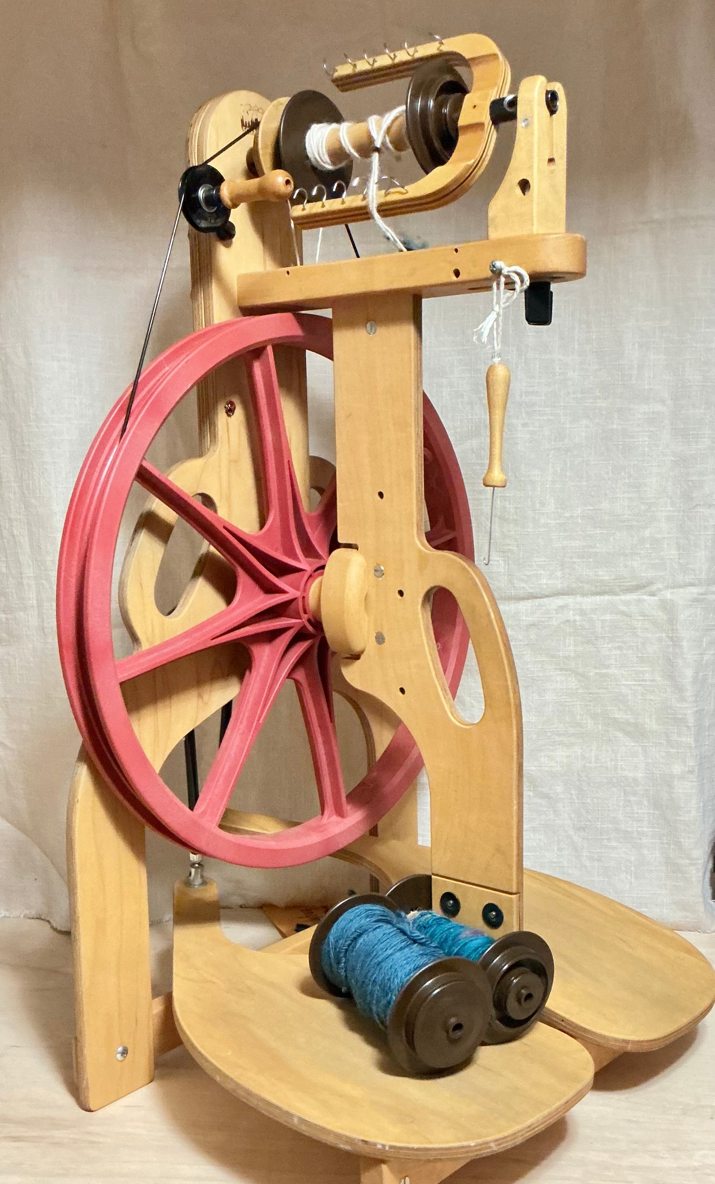 USED Ladybug Spinning Wheel