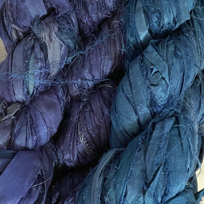 Rangeen Brights - silk sari ribbon